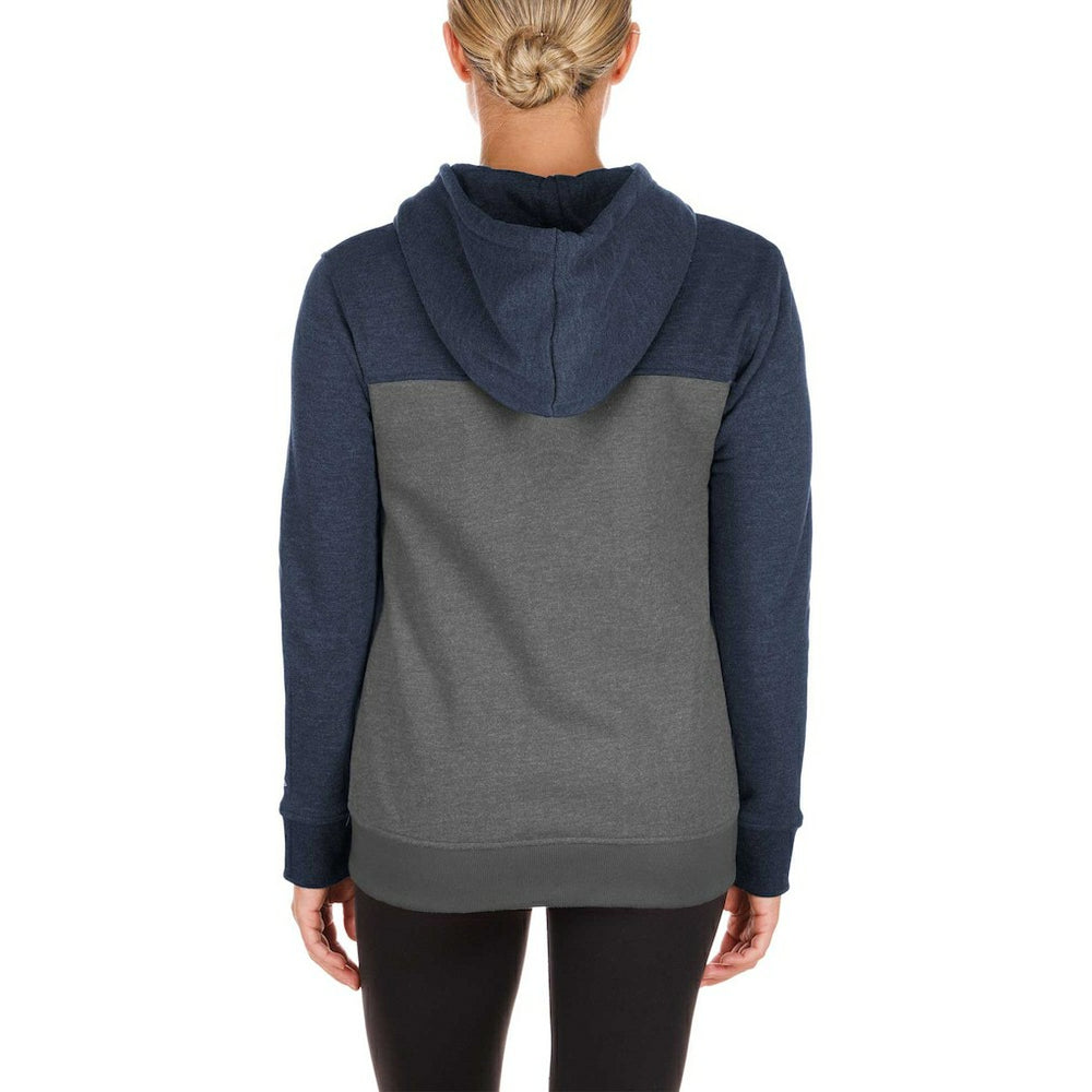 Dallas Cowboys New Era Women's Color-Block Full-Zip Hoodie - Gray - NFL