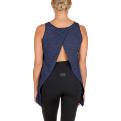 Dallas Cowboys New Era Women's Plus Size Space Dye Active Tank Top - Navy - NFL