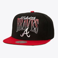 Atlanta Braves Mitchell & Ness Rise Up Snapback Hat Sale