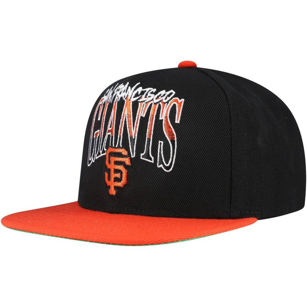 San Francisco Giants Mitchell & Ness Rise Up Snapback Hat Outlet
