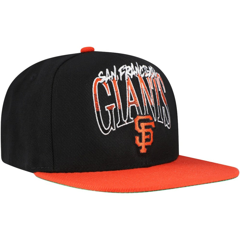 San Francisco Giants Mitchell & Ness Rise Up Snapback Hat Outlet