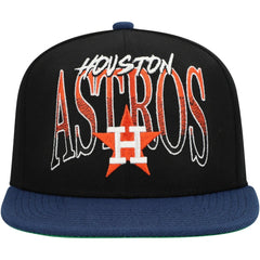 Houston Astros Mitchell & Ness Rise Up Snapback Hat Online