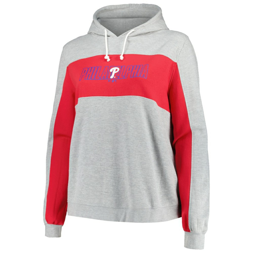 Philadelphia Phillies Profile Women's Plus Size Pullover Jersey Hoodie Discount