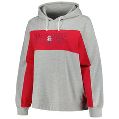 St. Louis Cardinals Profile Women's Plus Size Pullover Jersey Hoodie Near Me