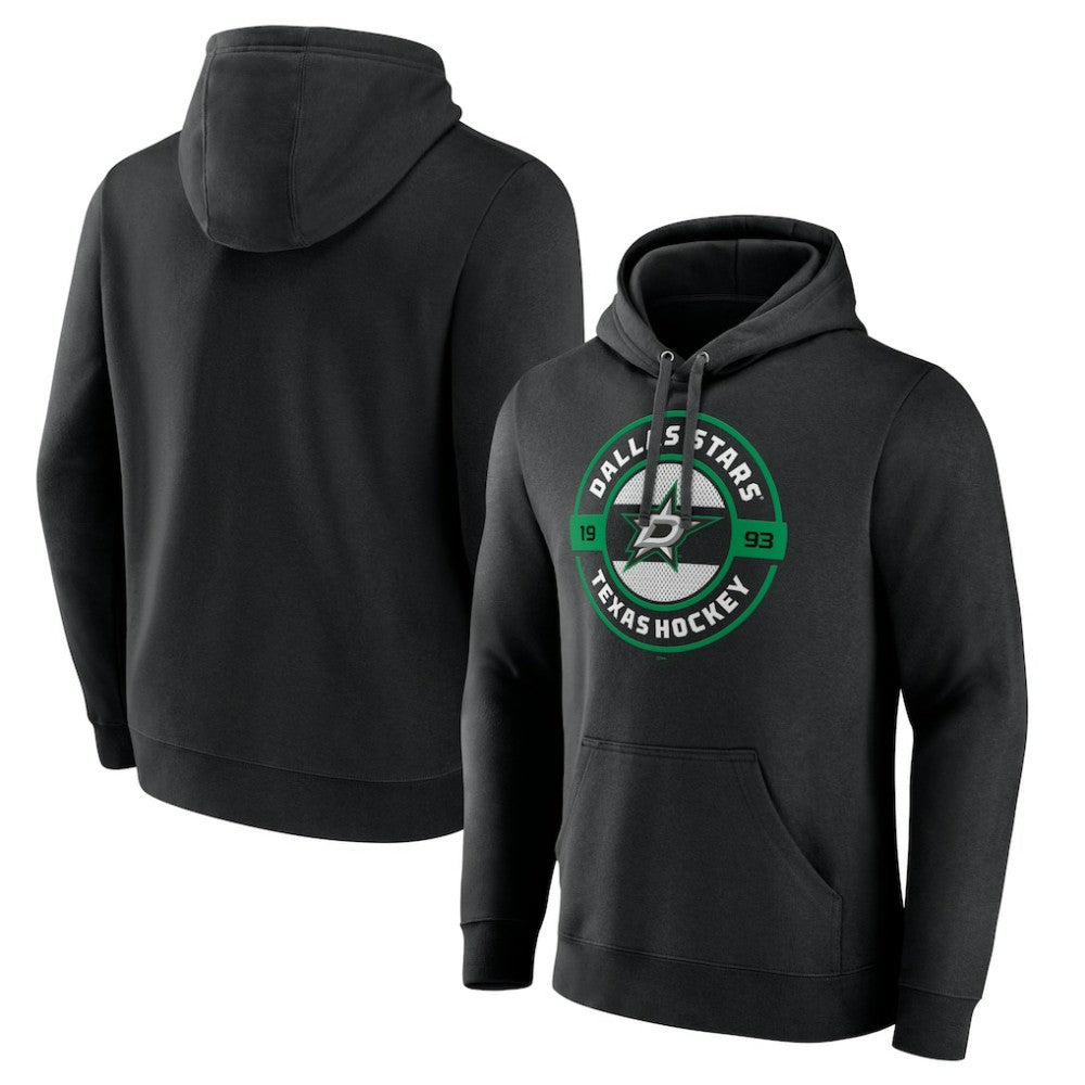 Dallas Stars Native Pullover Hoodie - Black | NHL Clearance