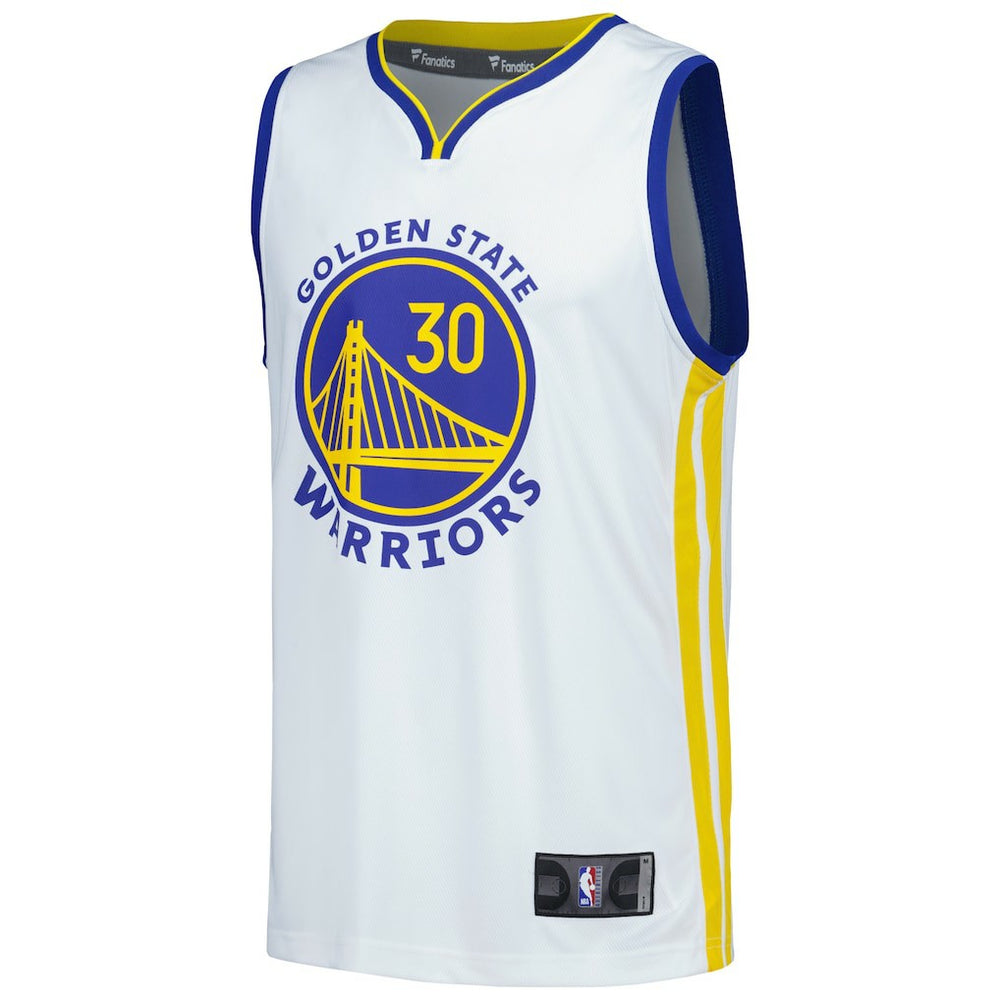 Fanatics Stephen Curry Golden State Warriors Fast Break Replica Player Jersey Association Editi- White