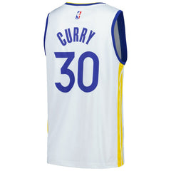 Fanatics Stephen Curry Golden State Warriors Fast Break Replica Player Jersey Association Editi- White