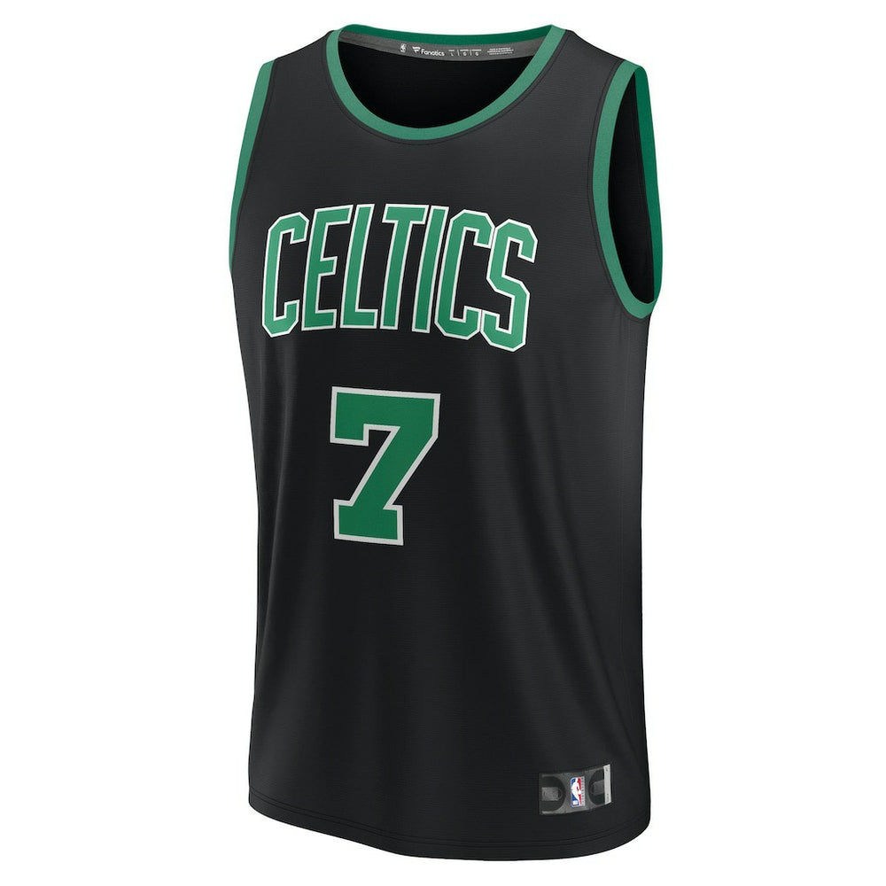 Fanatics Jaylen Brown Boston Celtics Fast Break Replica Player Jersey Statement Edition Black