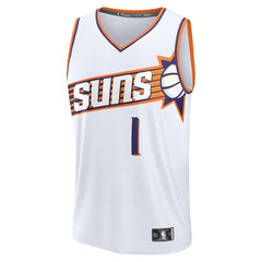 Fanatics Devin Booker Phoenix Suns Fast Break Replica Player Jersey Association Edition White