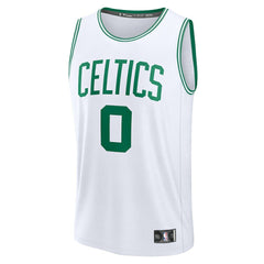 Fanatics Jayson Tatum Boston Celtics Youth Fast Break Replica Player Jersey Association Edition White