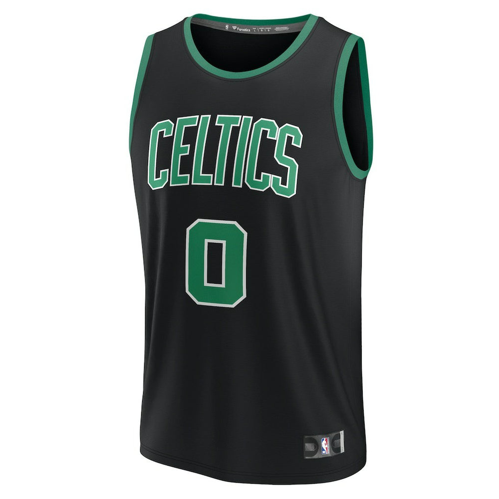 Fanatics Jayson Tatum Boston Celtics Youth Fast Break Replica Player Jersey Statement Edition Black
