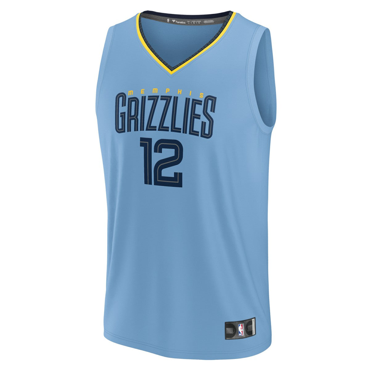 Fanatics Ja Morant Memphis Grizzlies Youth Fast Break Replica Player Jersey Statement Edition Light Blue