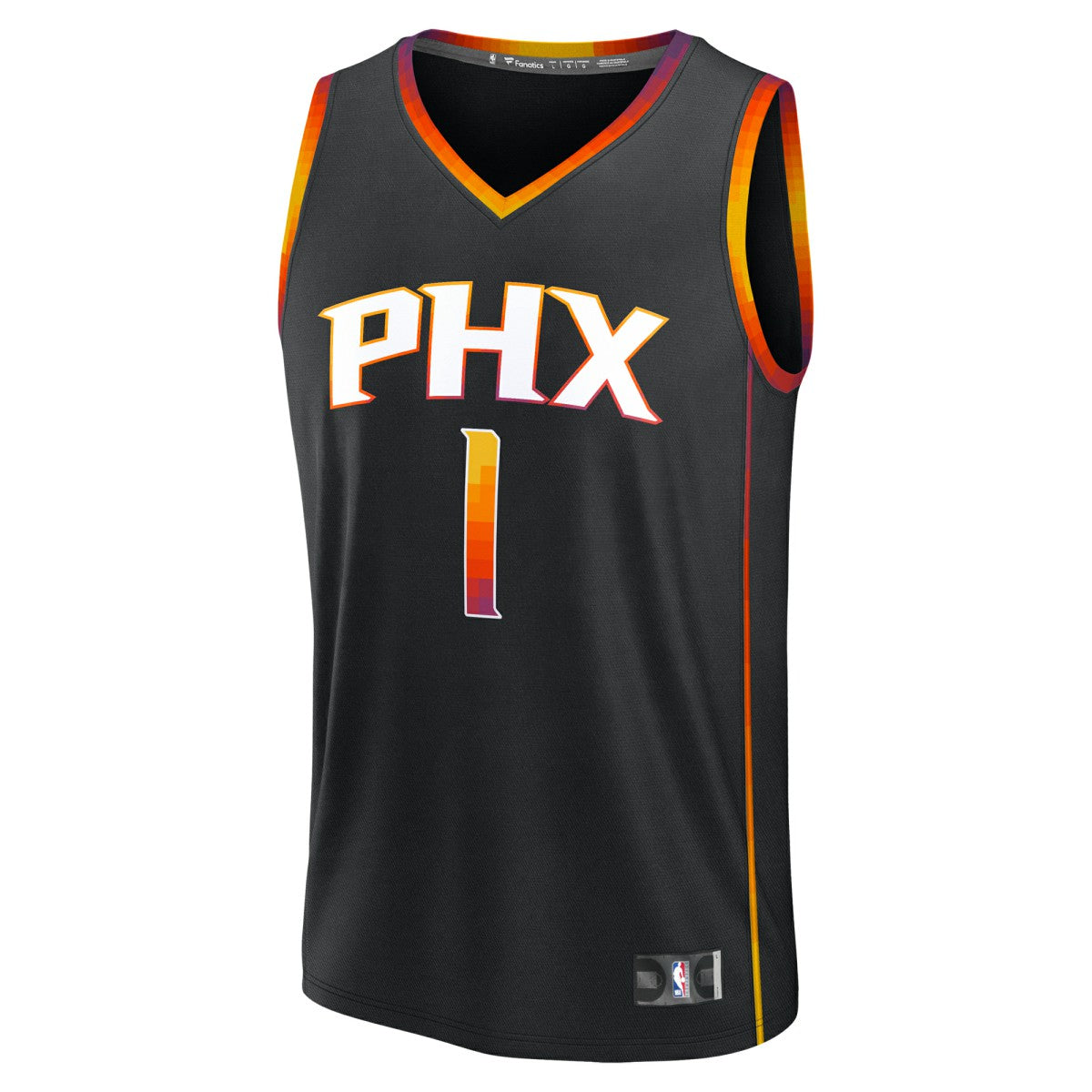 Fanatics Devin Booker Phoenix Suns Youth Fast Break Replica Player Jersey Statement Edition Black