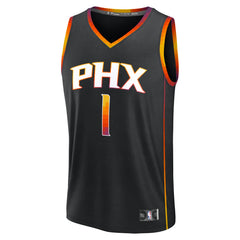 Fanatics Devin Booker Phoenix Suns Youth Fast Break Replica Player Jersey Statement Edition Black