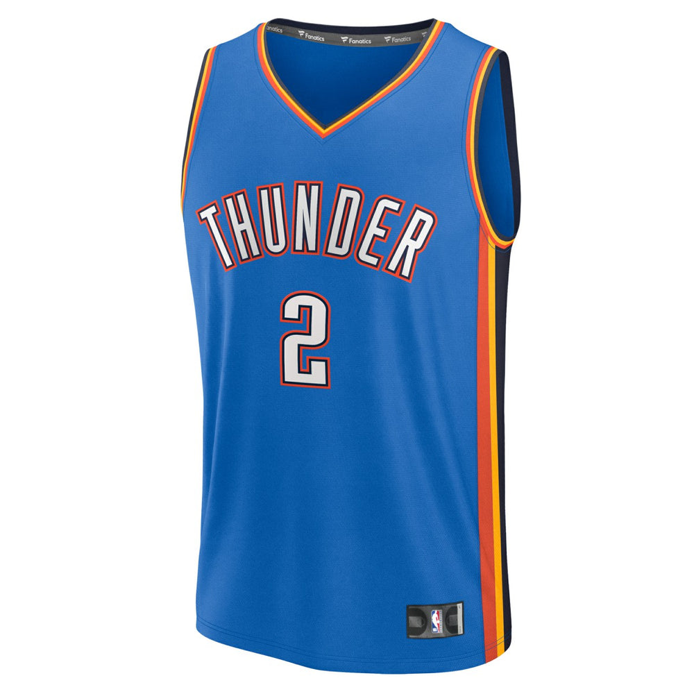 Fanatics Shai Gilgeous-Alexander Oklahoma City Thunder Youth Fast Break Replica Player Jersey Icon Edition Blue