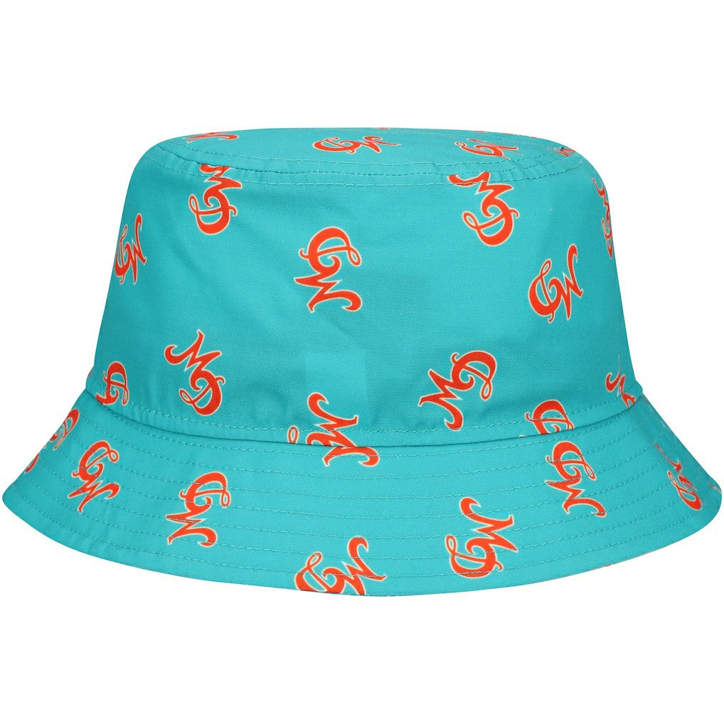 Miami Dolphins New Era City Originals Bucket Hat - Aqua - NFL