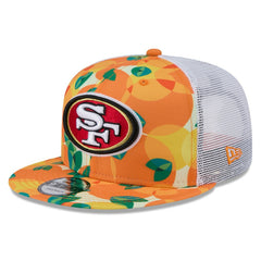 San Francisco 49ers New Era Citrus 9FIFTY Trucker Snapback Hat - Orange - NFL