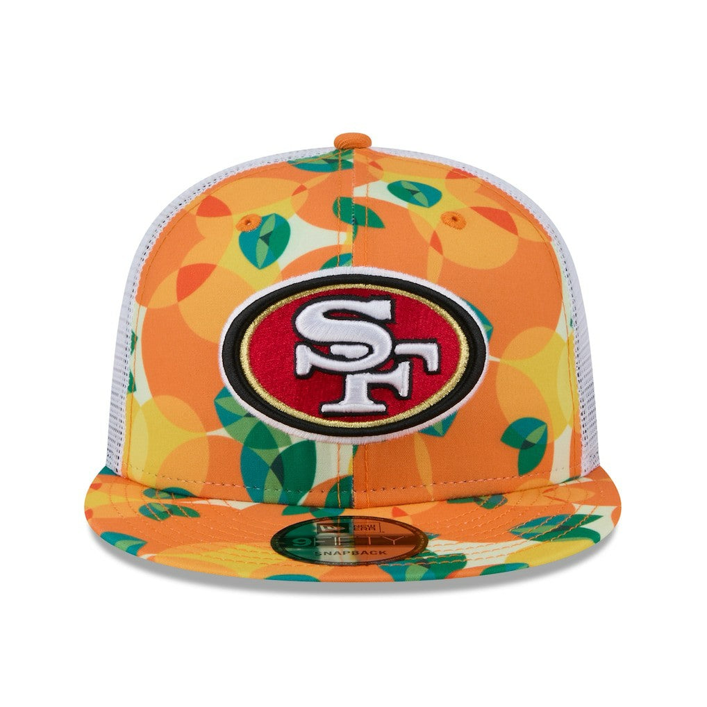 San Francisco 49ers New Era Citrus 9FIFTY Trucker Snapback Hat - Orange - NFL