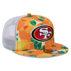 San Francisco 49ers New Era Citrus 9FIFTY Trucker Snapback Hat - Orange - NFL