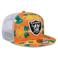 Las Vegas Raiders New Era Citrus 9FIFTY Trucker Snapback Hat - Orange - NFL