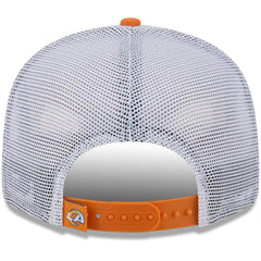 Los Angeles Rams New Era Citrus 9FIFTY Trucker Snapback Hat - Orange - NFL