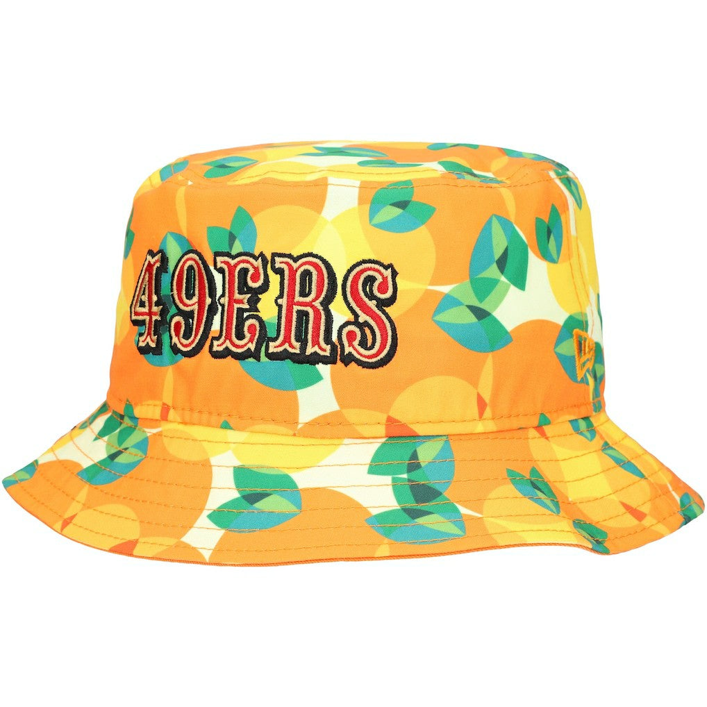 San Francisco 49ers New Era Citrus Bucket Hat - Orange - NFL