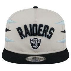 Las Vegas Raiders New Era Athletic Golfer Snapback Hat - Stone/Black - NFL