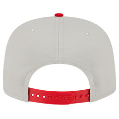 Kansas City Chiefs New Era Athletic Golfer Snapback Hat - Stone/Red - NFL