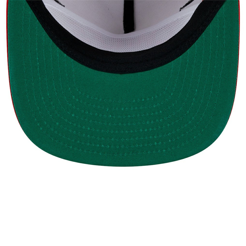Kansas City Chiefs New Era Athletic Golfer Snapback Hat - Stone/Red - NFL