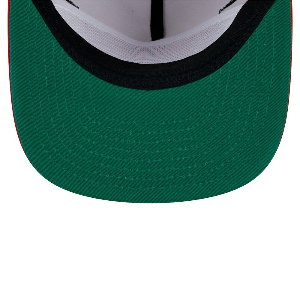 Kansas City Chiefs New Era Athletic Golfer Snapback Hat - Stone/Red - NFL