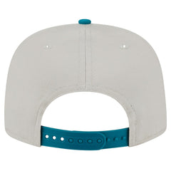 Miami Dolphins New Era Athletic Golfer Snapback Hat - Stone/Aqua - NFL