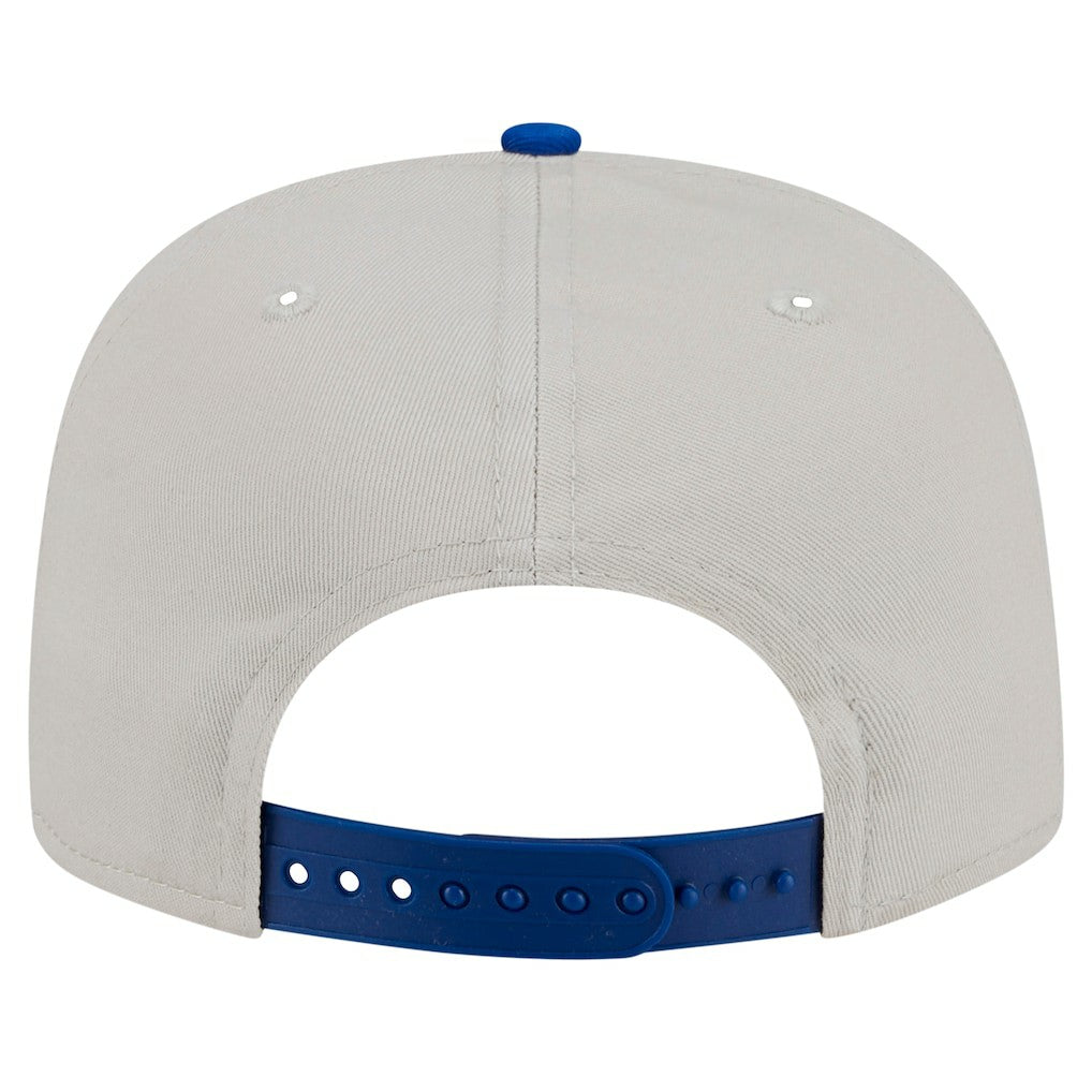 New York Giants New Era Athletic Golfer Snapback Hat - Stone/Royal - NFL