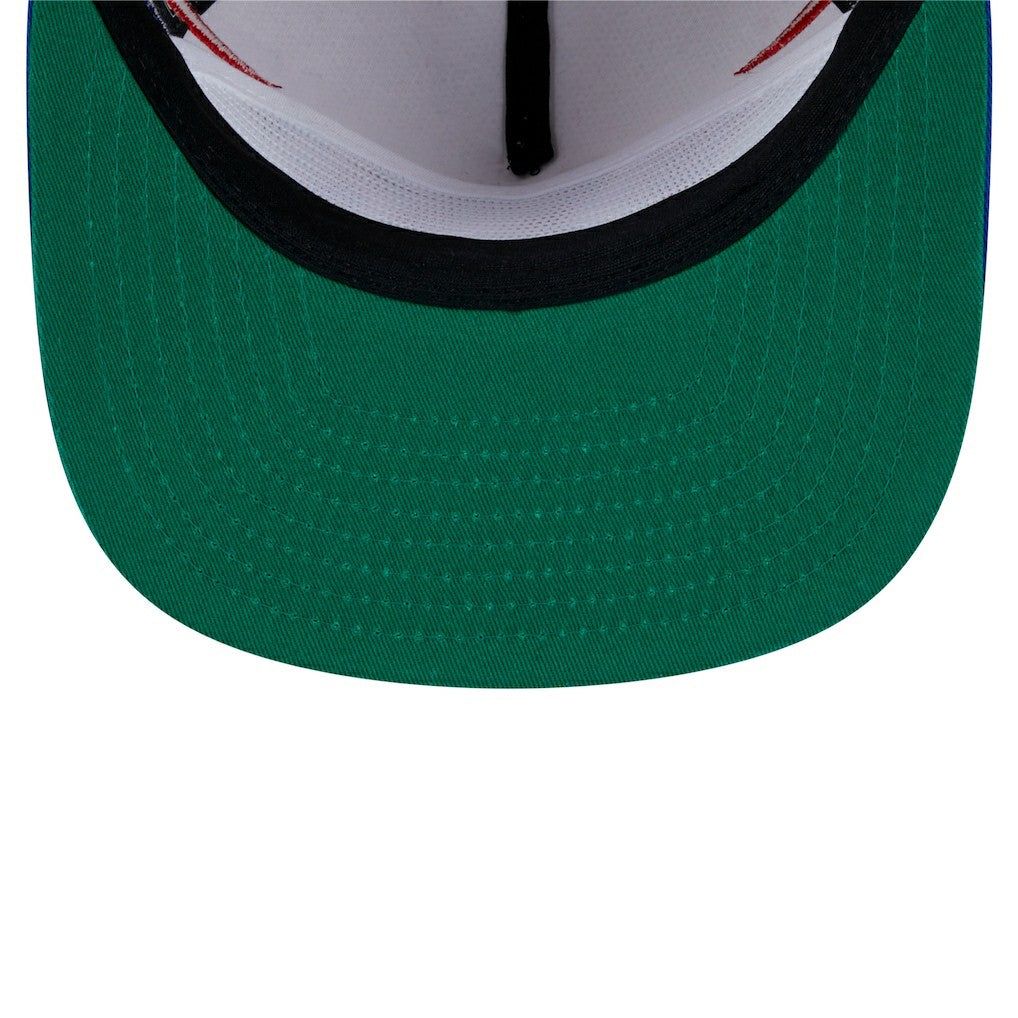 New York Giants New Era Athletic Golfer Snapback Hat - Stone/Royal - NFL
