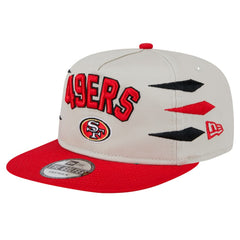San Francisco 49ers New Era Athletic Golfer Snapback Hat - Stone/Scarlet - NFL