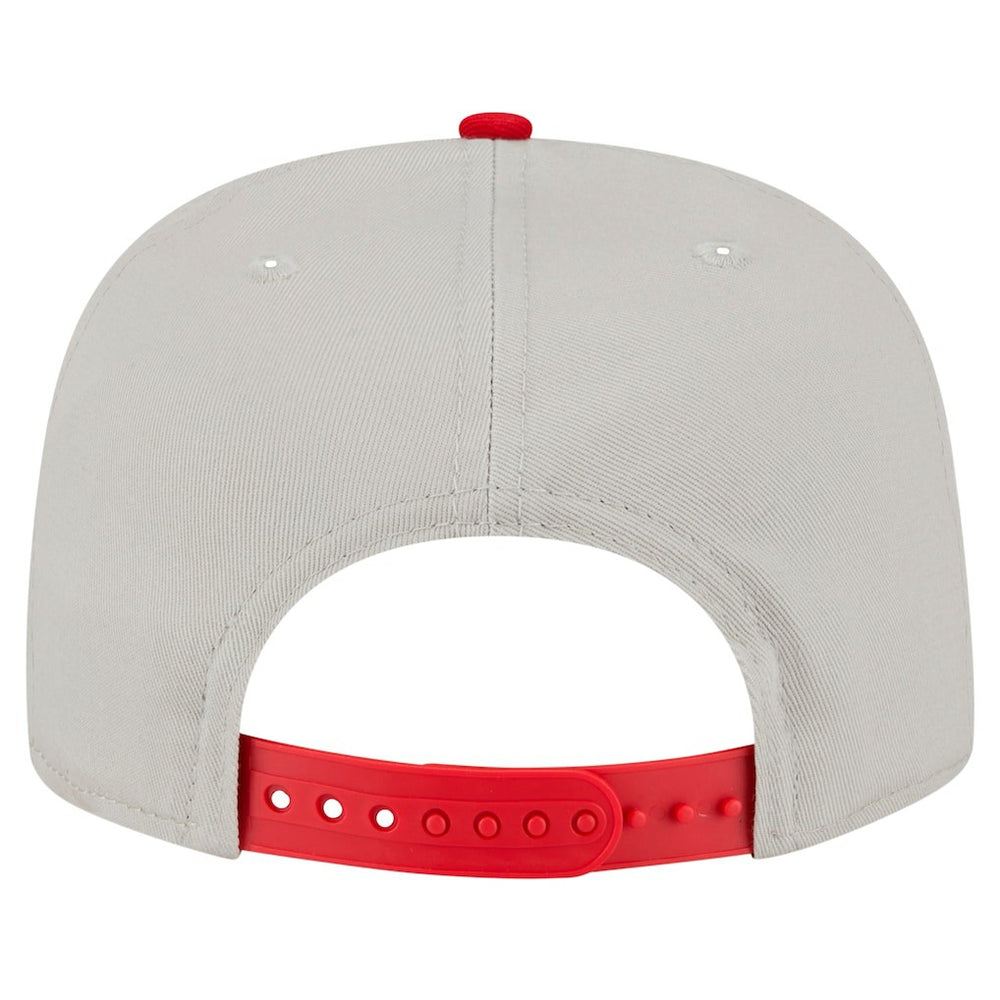 San Francisco 49ers New Era Athletic Golfer Snapback Hat - Stone/Scarlet - NFL