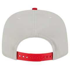 San Francisco 49ers New Era Athletic Golfer Snapback Hat - Stone/Scarlet - NFL