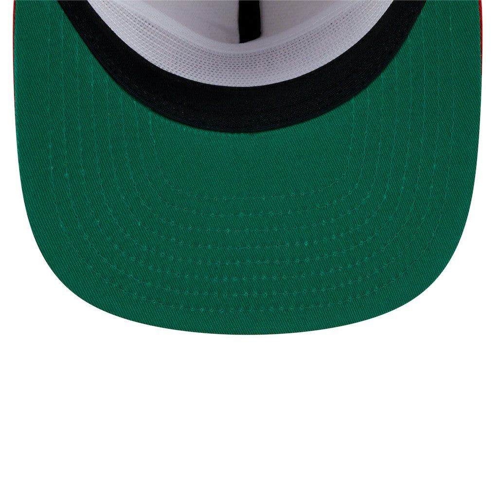 San Francisco 49ers New Era Athletic Golfer Snapback Hat - Stone/Scarlet - NFL