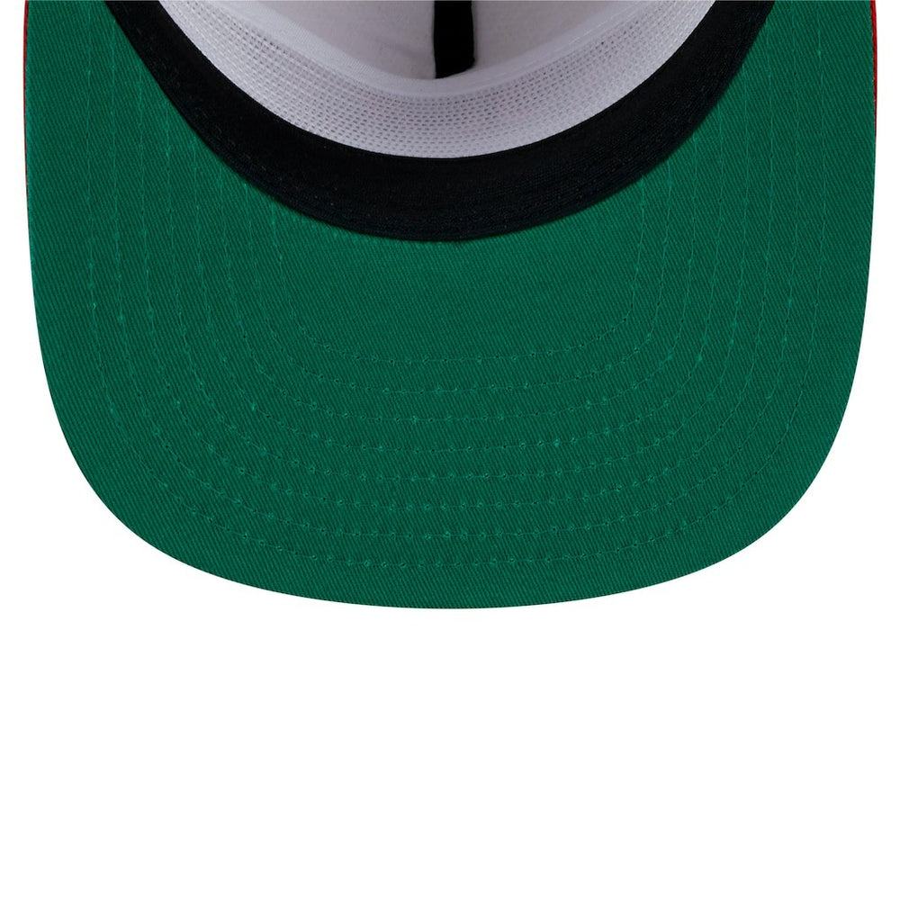 San Francisco 49ers New Era Athletic Golfer Snapback Hat - Stone/Scarlet - NFL