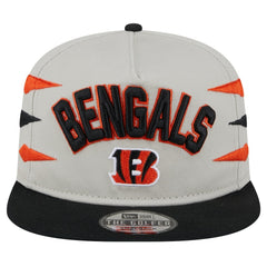 Cincinnati Bengals New Era Athletic Golfer Snapback Hat - Stone/Orange - NFL