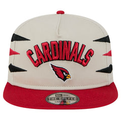 Arizona Cardinals New Era Athletic Golfer Snapback Hat - Stone/Cardinal - NFL
