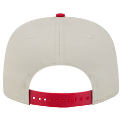 Arizona Cardinals New Era Athletic Golfer Snapback Hat - Stone/Cardinal - NFL