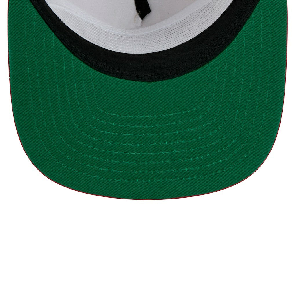 Arizona Cardinals New Era Athletic Golfer Snapback Hat - Stone/Cardinal - NFL