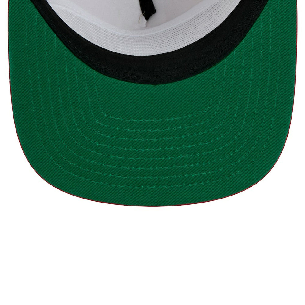 Arizona Cardinals New Era Athletic Golfer Snapback Hat - Stone/Cardinal - NFL
