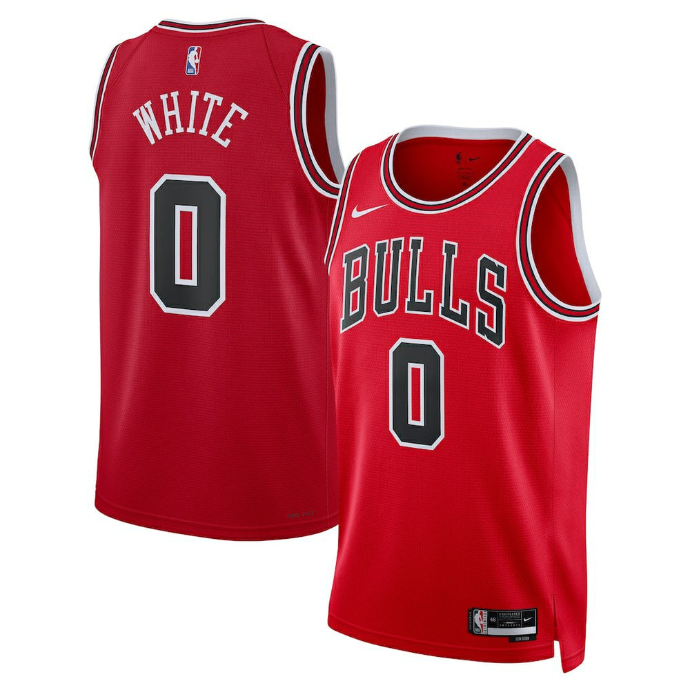 Nike Coby White Chicago Bulls Unisex Swingman Jersey Icon Editi- Red