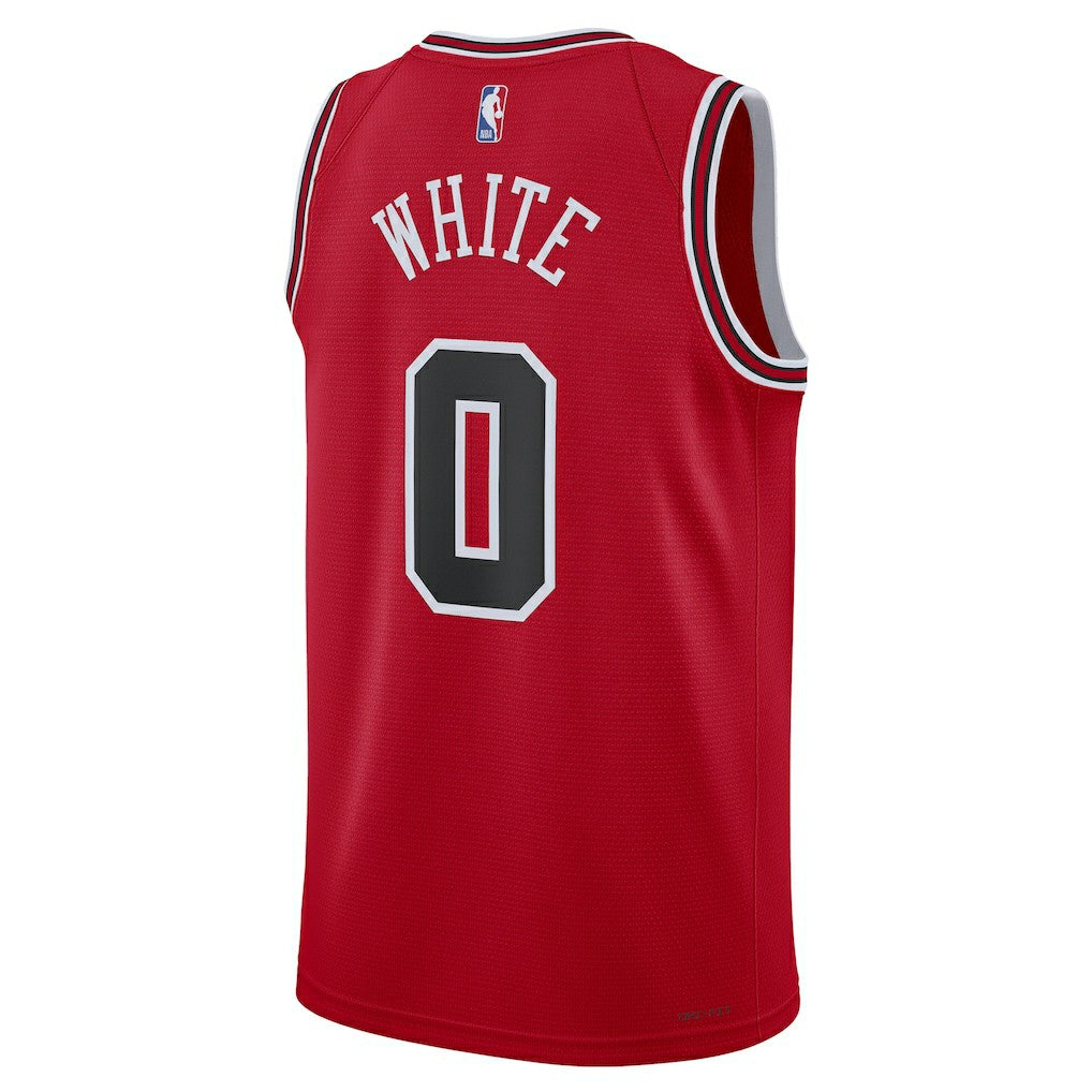 Nike Coby White Chicago Bulls Unisex Swingman Jersey Icon Editi- Red