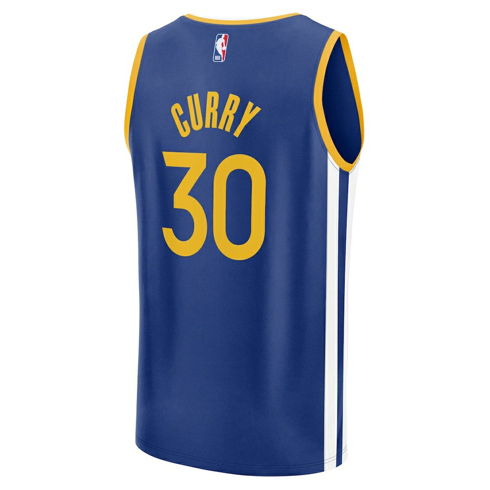 Fanatics Stephen Curry Golden State Warriors Fast Break Replica Jersey Icon Edition Royal