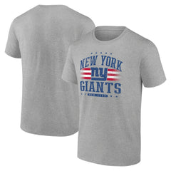 New York Giants Americana Team T-Shirt - Heather Gray - NFL