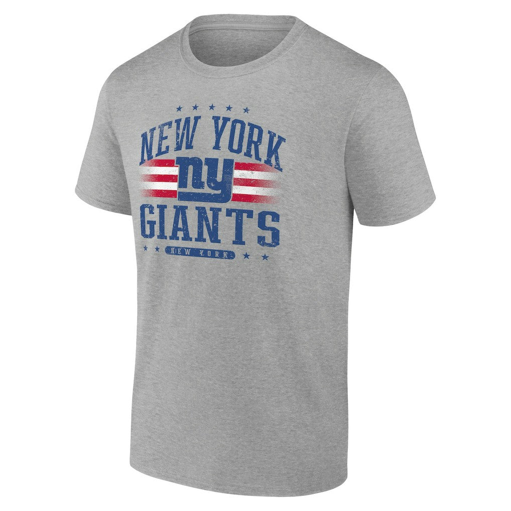 New York Giants Americana Team T-Shirt - Heather Gray - NFL