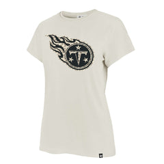 Tennessee Titans '47 Women's Panthera Frankie T-Shirt - Cream - 47 brand