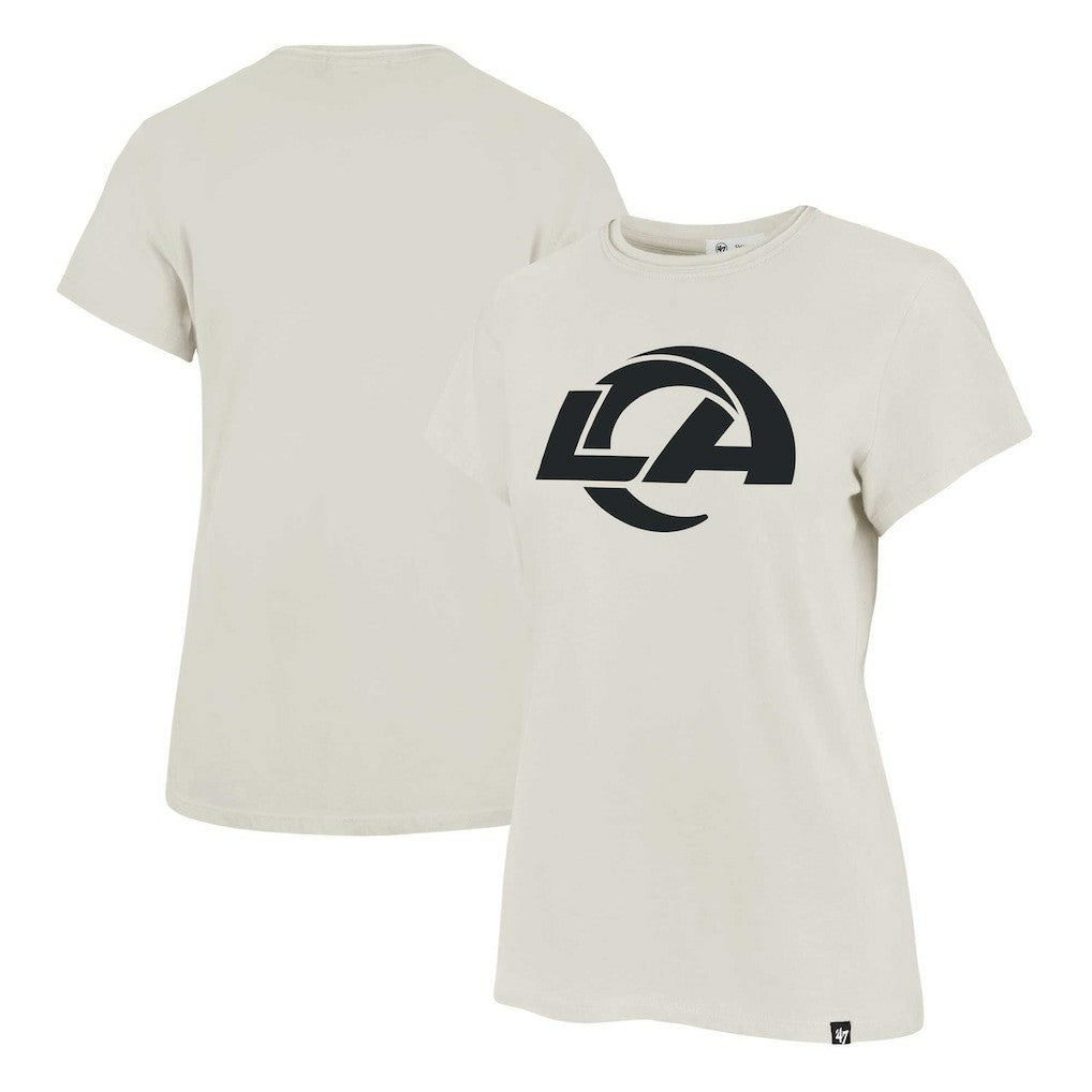 Los Angeles Rams '47 Women's Panthera Frankie T-Shirt - Cream - 47 brand